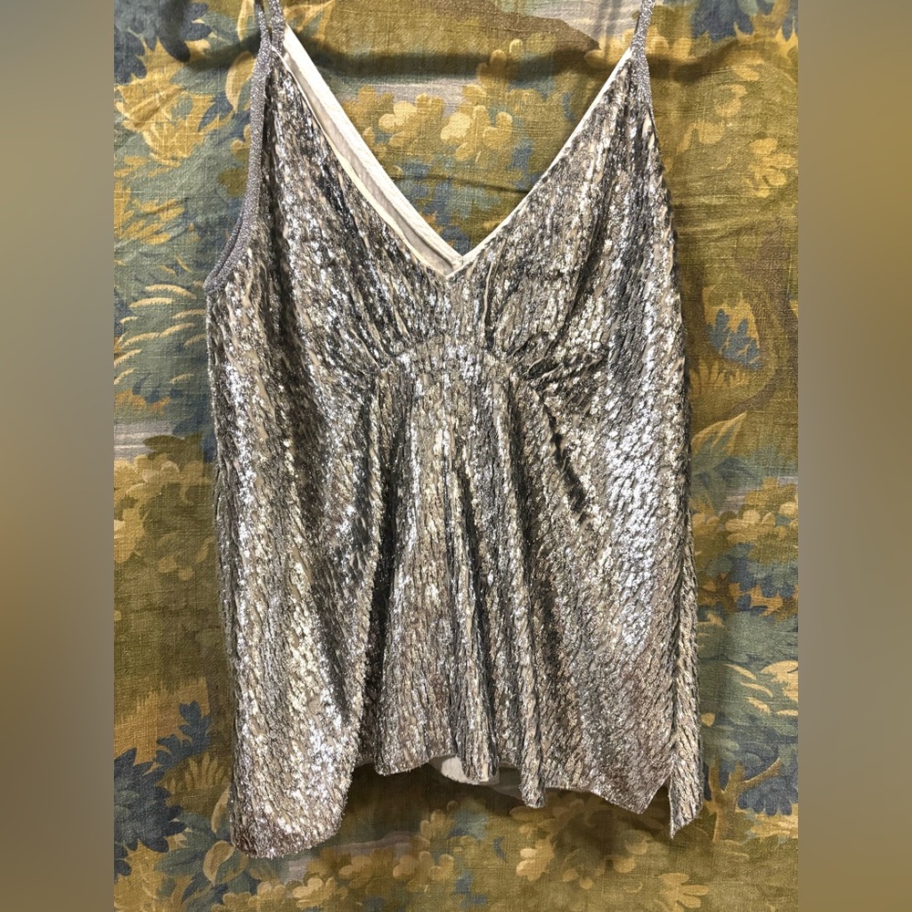 Sparkly Silver Tank!